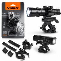 Dviračio vairo laikiklis žibintuvėliui Universal Aluminum Videx