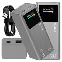 Išorinė baterija 20000mAh PD 100W QC 22,5W USB-C nešiojamiesiems kompiuteriams
