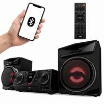 Mini garso bokštas JVC MX-E325B DAB+ Bluetooth CD USB 100W juodas