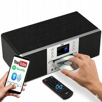 Radijas JVC RD-E874B juodas ir sidabrinis, BT, WiFi, FM, DAB+, CD, USB