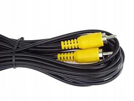 RCA kabelis 6 m M-M galinės vaizdo kameros jungtis