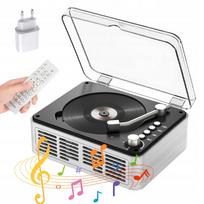 CD grotuvas su Bluetooth, FM radijas, stereo garsiakalbiai, AUX jungtis