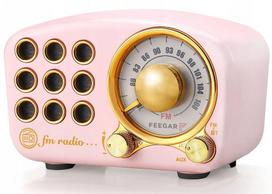 Virtuvinis retro stiliaus FM radijas su Bluetooth Feegar