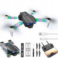 Dronas E99 Light Edition su 2 kameromis, LED šviesomis ir Wi-Fi