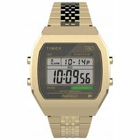 Moteriškas laikrodis TIMEX TW2V74300 auksinės spalvos, klasikinis dizainas