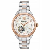Moteriškas laikrodis Bulova 98P170 sidabrinis