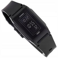 Moteriškas laikrodis Casio LF-10WH-1EF juodas, su dirželiu, data, chronometras