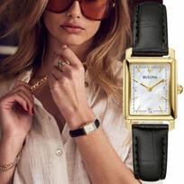 Moteriškas laikrodis Bulova 97P166 Sutton su dirželiu