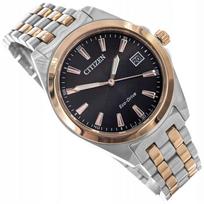 Moteriškas laikrodis Citizen EO1213-85E Eco-Drive sidabrinis-auksinis
