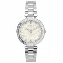 Moteriškas laikrodis Timex TW2V45000 sidabrinis su cirkoniais