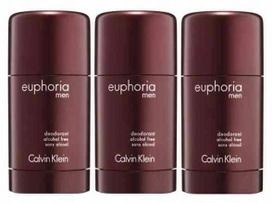 Dezodorantas CALVIN KLEIN Euphoria 75g, 3 vnt.
