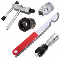 Dviračio remonto įrankių rinkinys 5in1 Squeegee Bacik Support Key
