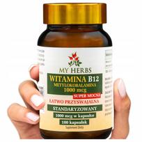 Vitaminas B12 Metilkobalaminas 1000 mcg 100 kapsulių