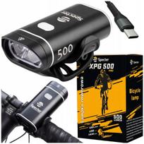 Priekinis dviračio žibintas LED USB C Specter XPG500 aliuminis 500 lm