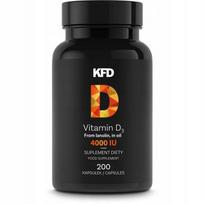 Vitaminas D3 KFD 4000 IU, 200 kapsulių