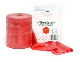 Pratimų guma THERA BAND raudona 2,5 m juosta