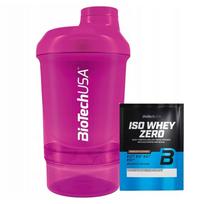 Shakeris BIOTECH WAVE + NANO 300 ml + 150 ml su baltymų pavyzdžiu