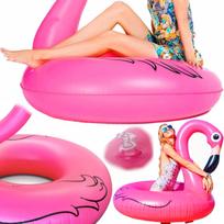 Pripučiamas flamingo plaukimo čiužinys 120 cm vaikams