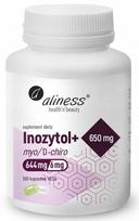 Maisto papildas Aliness Inositol (vitaminas B8) 650 mg, 100 kapsulių