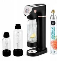 Sodos gaminimo aparatas SODABAR su balionėliu ir 2 buteliais Black Rose Collection