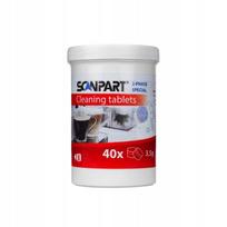 Valymo tabletės kavos aparatams Scanpart 2-phase, 40 vnt.