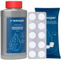 Universalus nukalkinimo skystis Wessper 250 ml ir valymo tabletės Philips Saeco