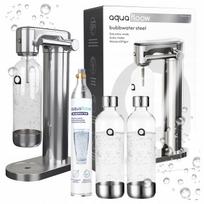Vandens sodintuvas STEEL su 2 plastikiniais buteliais ir CO2 kapsule