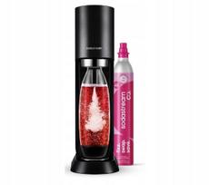 Gazuoto vandens aparatas Sodastream Mix juodas su CO2 balionėliu ir 1 l buteliu