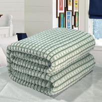 Coral Fleece Flannel Office Nap Blanket - Soft Summer Air Conditioning Sofa Throw Gift box gray