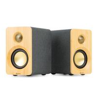 „Audizio KS16“ aktyvios lentyninės kolonėlės, 100 W BT, bambuko spalvos