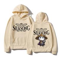 Hollow Knight Print Hoodies Fashion Men Women Oversized Long Sleeve Pullover Anime Casual Kids Hoodies Sweatshirt Clothing 100 beige