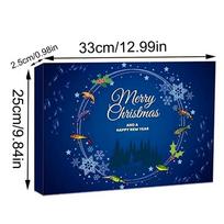 Fishing Countdown Calendar 24 Days Fish Bait Countdown Calendar Realistic Christmas Lures For Kayak Inshore Salmon Lake Catfish OTHER