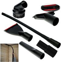 6-Piece 35mm Vacuum Cleaner Nozzle Cleaning Brush Adapter Set Compatible With Karcher/Miele-AEG Boschs/Siemens Vacuum Cleaners China Mainland black