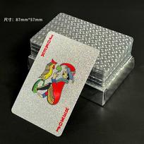 24K Gold Waterproof Playing Cards Poker Game PET Table Games Halloween Christmas Family Nights Board Present sidabras