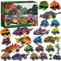 Christmas Advent Countdown Calendar 24 Days Countdown Dinosaur Car Blind Box Christmas Decoration Surprise Gift Blind Box