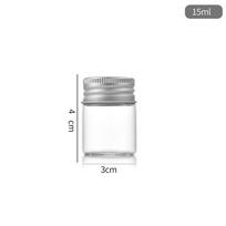 Sample Vials Transparent Capsule Tubes Mini Glass Bottles Screw Top Packaging Bottles For Gifts Cosmetics Liquids