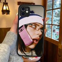 Pop E-Eilish Star B-billie Matte Protective Case For IPhone 16 15 14 13 12 11 Pro Max X XS MAX Protection Case iphone X white