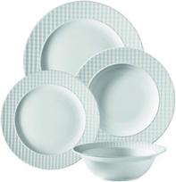 Asir pietų servizas, baltas, 24 dalių