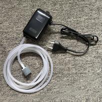 Didelės galios akvariumo deguonies oro siurblys, dviejų angų aeracijos siurblys, akvariumo deguonies siurblys, akvariumo priedai 220v-240v EU plug black