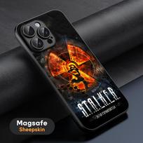 Cool S-Stalker 2 Hot Game Phone Case For iPhone 17 16 15 14 13 12 11 Plus Pro Max  High-end Luxury Magsafe Sheepskin iPhone 16 Pro black