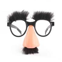 Adults Children Novelty Prank Toy Big Nose Funny Glasses Toys Party Bar Gags Jokes Accessory Prop Halloween Tricky Decor OneSize juoda