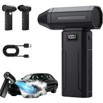 Ultra-Powerful 150,000 RPM Portable Turbo Fan, Compressed Air Duster Alternative for PC Cleaning and Car Detailing,   Stepless Speed Control (1 Pcs) juoda