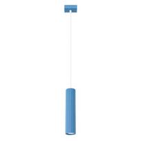 Sollux Lighting pakabinamas šviestuvas Karbon 1, mėlynas