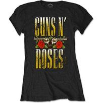 Guns N' Roses moteriški siauro kirpimo marškinėliai: Dideli Ginklai OFICIALUS NAUJAS 2XL black