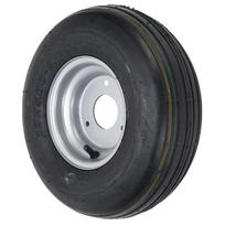 ATV Tire 13x5.00-6 6in with Rim Non Slip for ATV UTV Quad Off Road Vehicle Go Kart Mini Bike Field Mower Silver gray