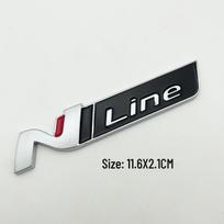 NLINE Metalo Automobilio Emblema Hyundai Elantra Nline Sporto Versijai black