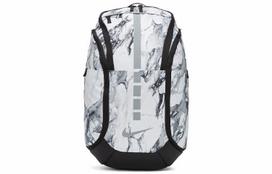 Nike Hoops Elite Pro Backpacks White/Black/Silver ONESIZE