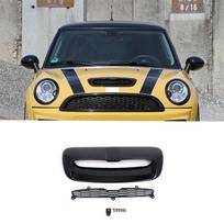 Blizgantis juodas Mini Cooper S R56 07-13 priekinio variklio dangčio oro paėmimo angos dangtelis black
