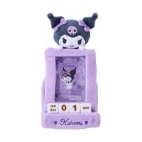 Sanrio Kuromi Mini Plush Perpetual Calendar Tabletop 454621 pink