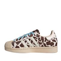 adidas Superstar 2 Žirafos rašto moteriški kedai Balti Crystal-Linen Dramblio kaulo spalvos KH9031 35½ white